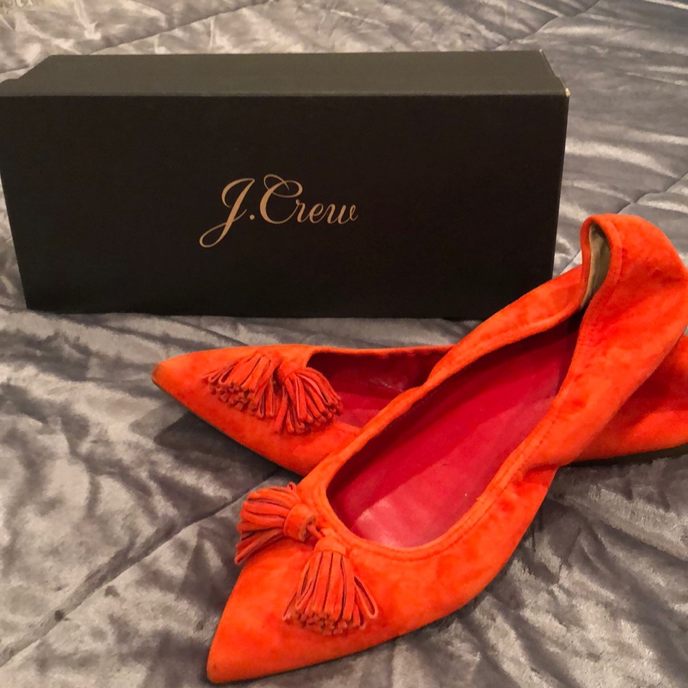 Flash Sale!! J. Crew suede flats